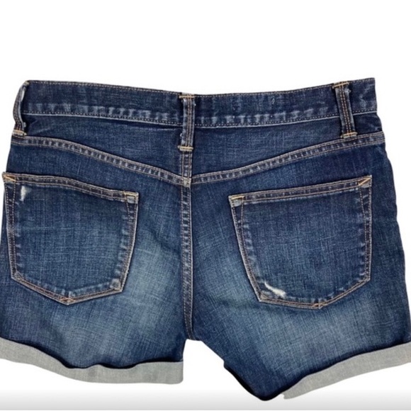 NWOT• GAP Sexy Boyfriend Cut Shorts • Jean Shorts • Factory Distressed - Picture 4 of 16